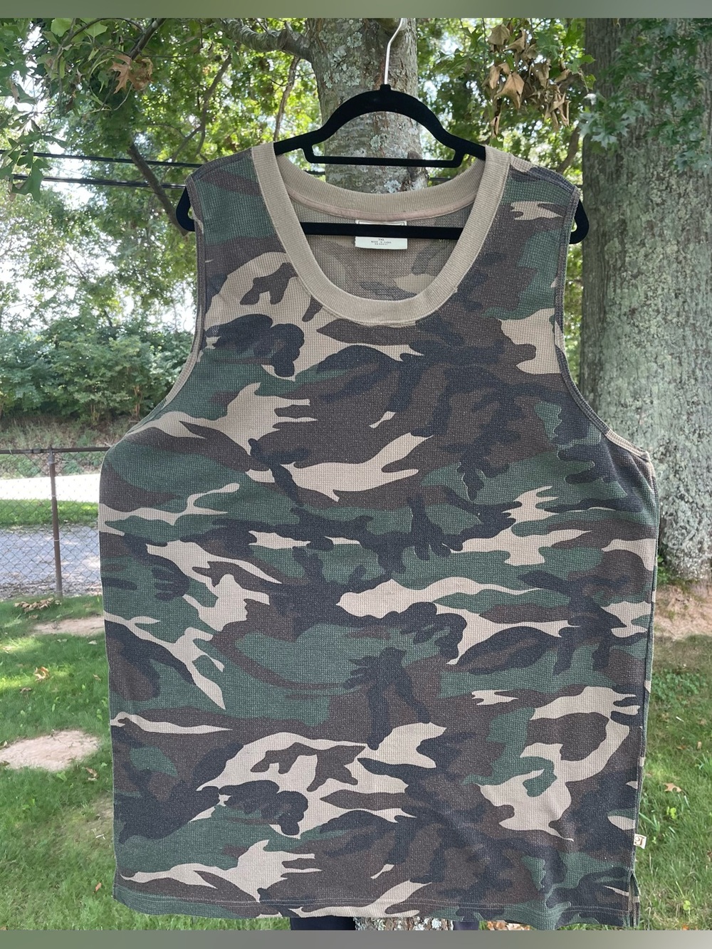 Trust USA Muscle Tee Tank Dress Army Camo Cotton Blend Women’s Sz 3XL